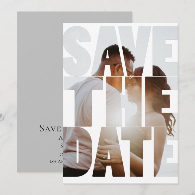 Spara foto för datummodern Personlig Meddelande (Fram/baksida)