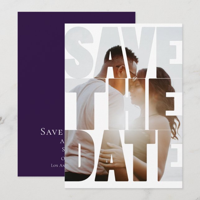 Spara foto för datummodern Personlig Meddelande (Fram/baksida)