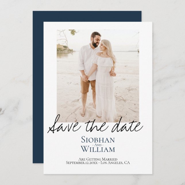 Spara foto för handskriven Personlig för datum Spara Datumet (Fram/baksida)