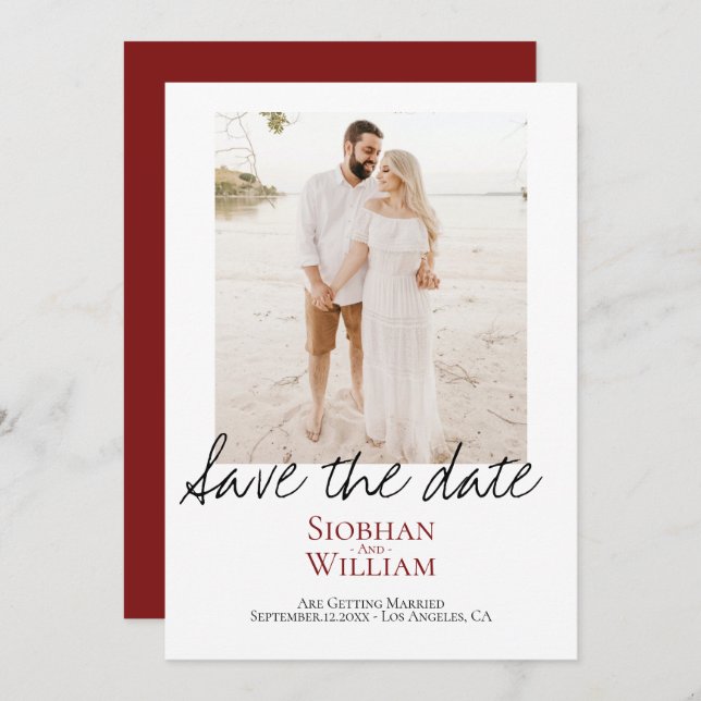 Spara foto för handskriven Personlig för datum Spara Datumet (Fram/baksida)