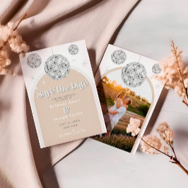 Spara fotot av Eleganten för att återställa datum Inbjudningar