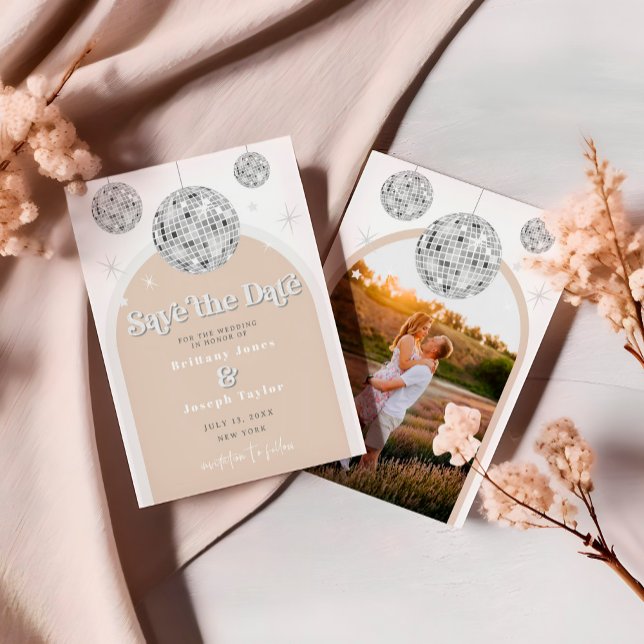 Spara fotot av Eleganten för att återställa datum  Inbjudningar (Skapare uppladdad)