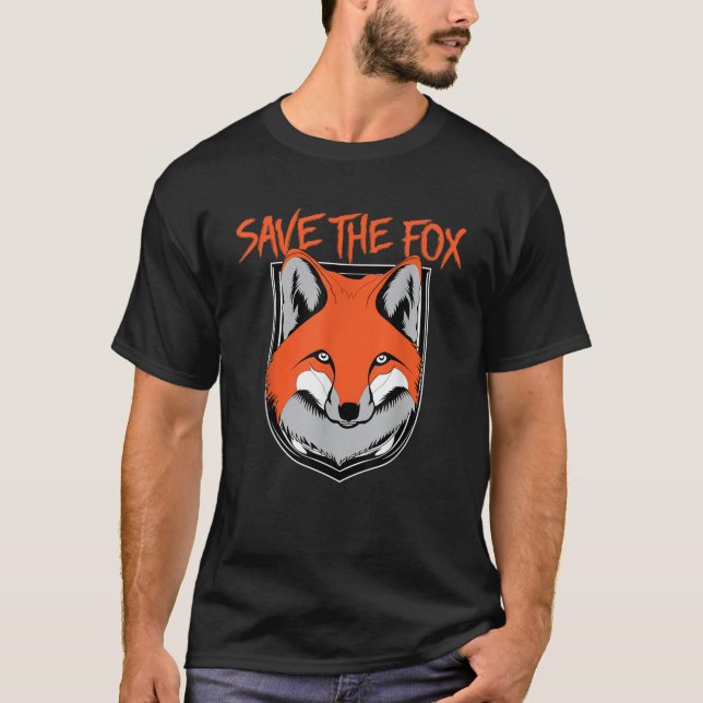 SPARA FOX T Shirt Animal höger Shirt (Framsida)