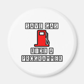 Spara Gas..Ride A Programmer Magnet