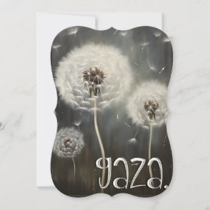 Spara Gaza. Inget krig, bara fred.. Kort