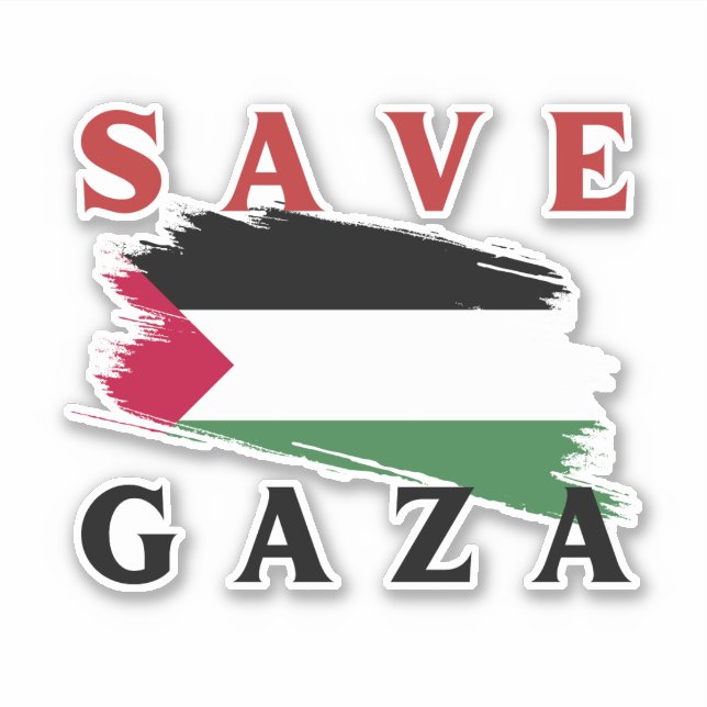 SPARA GAZA KLISTERMÄRKEN (Framsida)