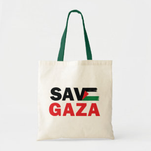 Spara GAZA med palestinsk flagga anpassad Tygkasse