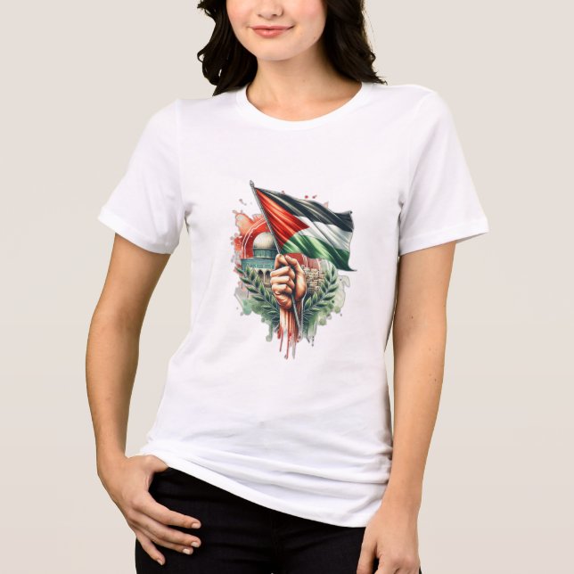 SPARA GAZA T SHIRT (Framsida)