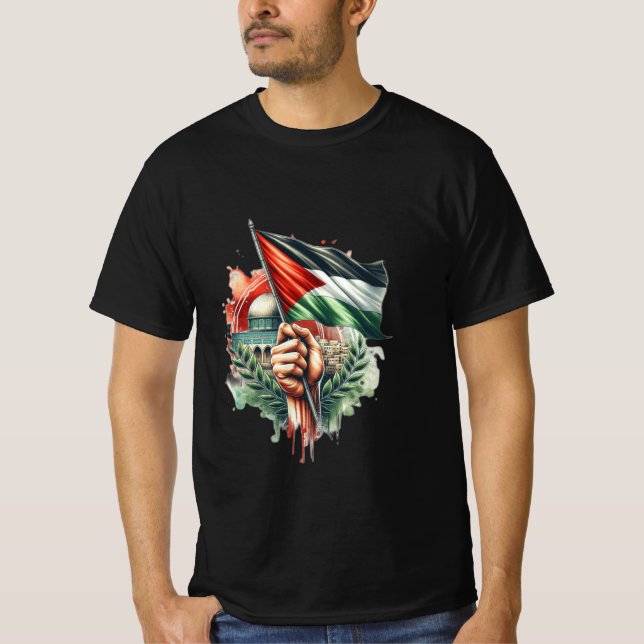 SPARA GAZA T SHIRT (Framsida)