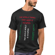 Spara Gaza T-shirt, Free Palestine Tee - Flaggfärg