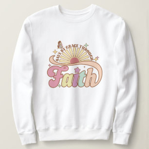 Spara genom nåd genom tron Jesus T Shirt