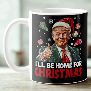 Spåra gift-omslutning Jag kommer hem till jul Kaffemugg