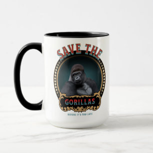 Spara Gorilla Farliga arter Mugg