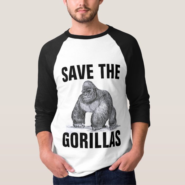 SPARA GORILLAS T-SHIRTS (Framsida)