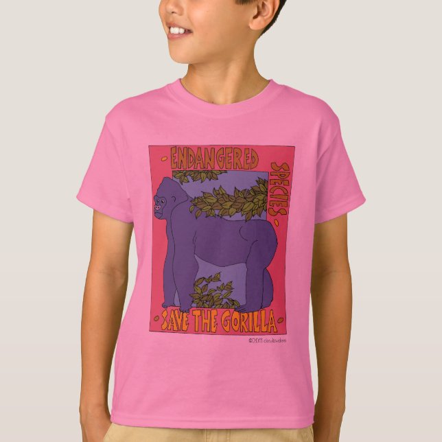 Spara gorillautslagsplatsen t-shirt (Framsida)