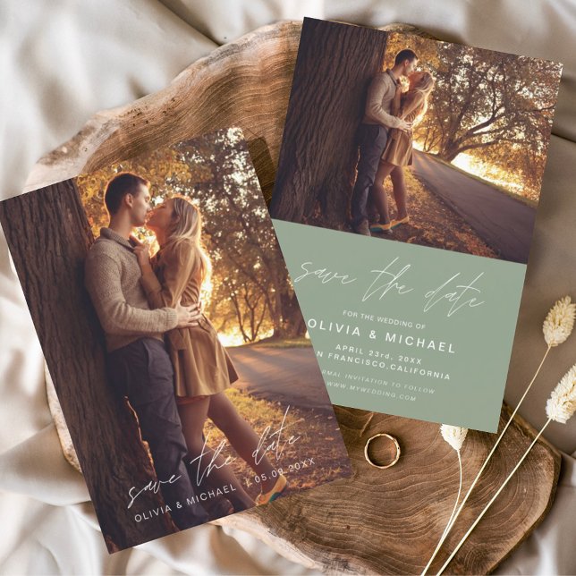 Spara Grönten Datumförsäljning som handskriven Brö Spara Datumet (Skapare uppladdad)