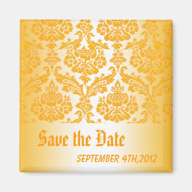 spara gultens datumdämpare magnet (Framsidan)