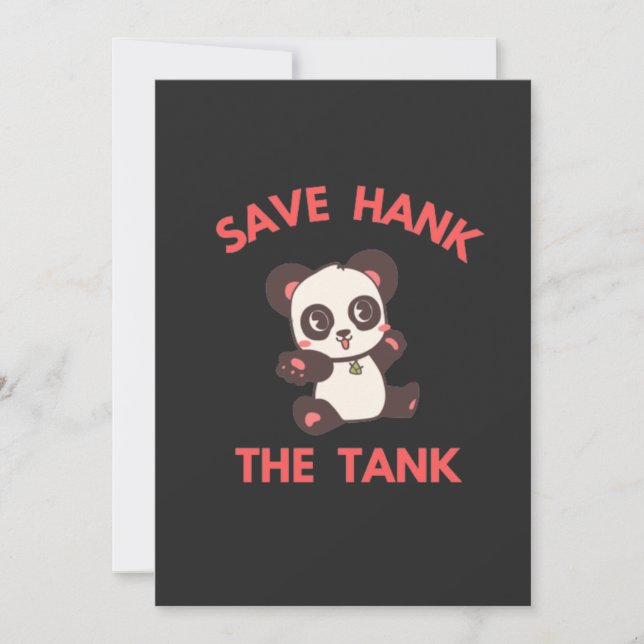 Spara Hank The Tank Roligt Julkort (Framsida)