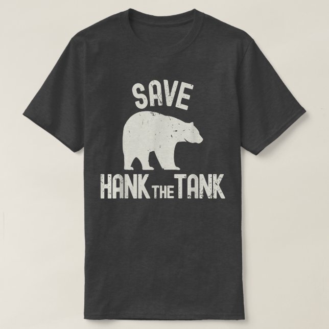 Spara Hank The Tank - Sjö Tahoe California Big Bla T Shirt (Design framsida)