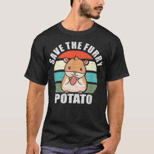 Spara Håriget Potato Guinea Gris _1 T Shirt