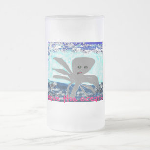 Spara havbeermugen frostat ölglas