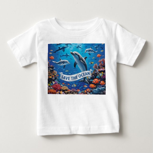 Spara havet tack t shirt (Framsida)