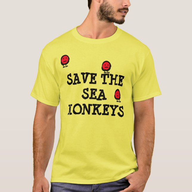 Spara havsaporna t-shirt (Framsida)