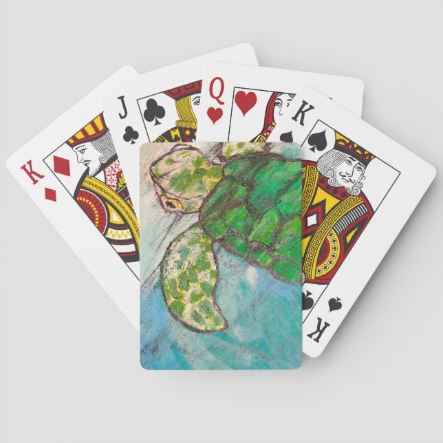 Spara havssköldpaddan casinokort (Baksidan)