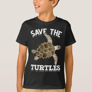Spara Havssköldpaddor Oceanens Rädding Djurens H T Shirt