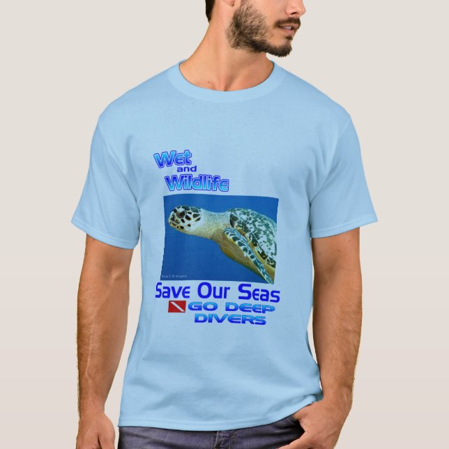 Spara havssköldpaddorna tee shirt (Framsida)