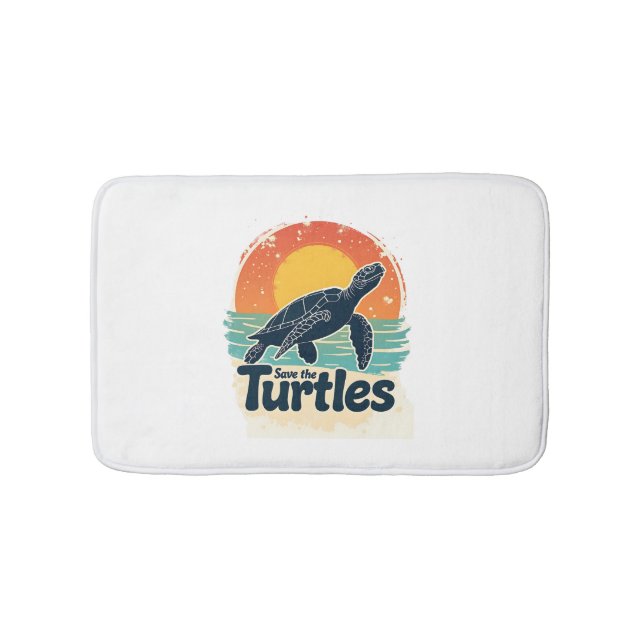 Spara: Högerna av sköldpaddor Sea Turtle St. Badrumsmatta (Framsidan)