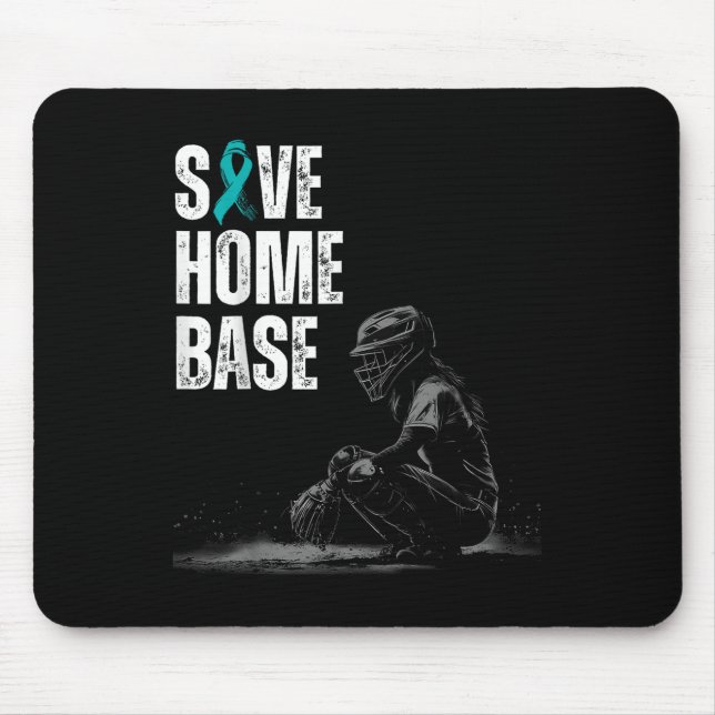 Spara Home Base Baseball Player Ovarian Cancer Awa Musmatta (Framsidan)