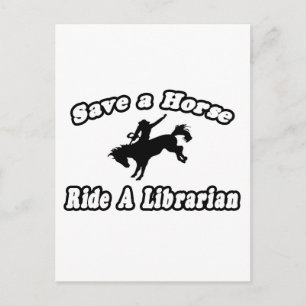 Spara Horse, Ride Librarian Vykort