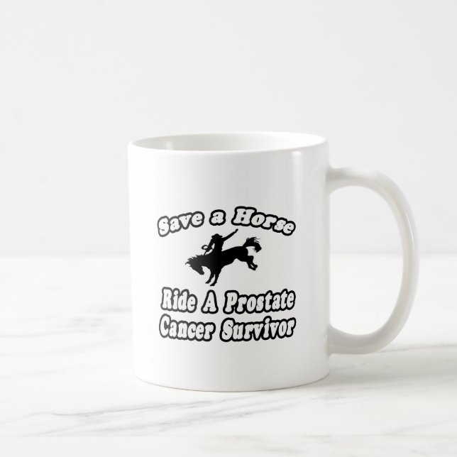 Spara Horse, Ride Prostate Cancer Survivor Kaffemugg (Höger)