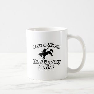 Spara Horse, Ride Vasectomy Survivor Kaffemugg