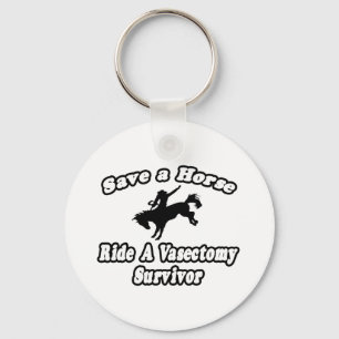 Spara Horse, Ride Vasectomy Survivor Nyckelring