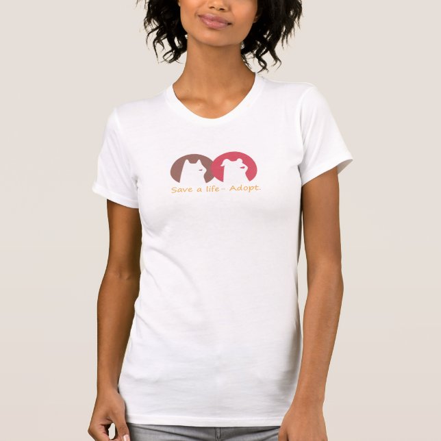 spara i livet - anta t shirt (Framsida)