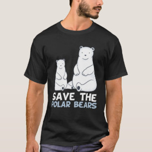 Spara i Polarna Bears Climate Protection Animal Po T Shirt