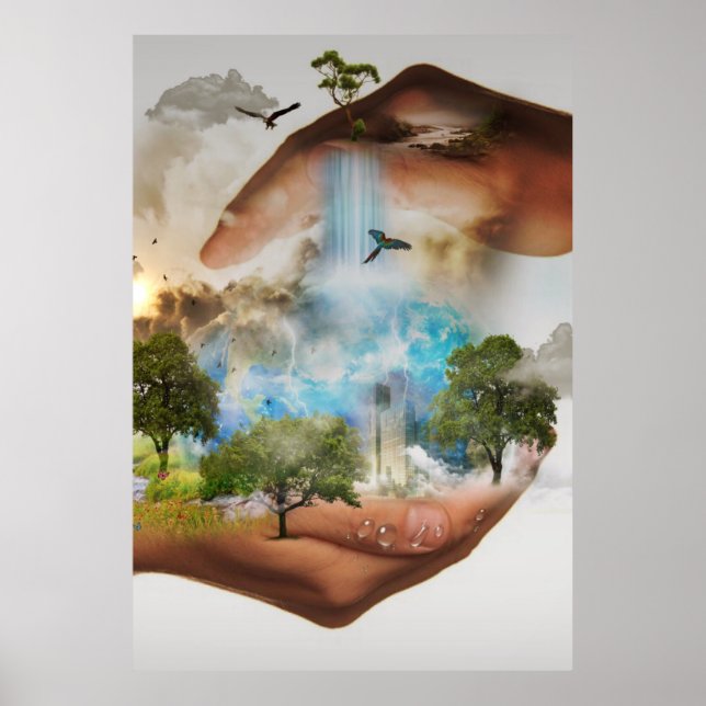 Spara i världen poster (Framsidan)