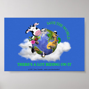 Spara i världen poster
