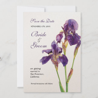 Spara inbjudan från Elegant - Iris Monogram
