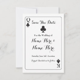 Spara inbjudan till bröllopsinbjudan för Kung Klub