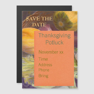 Spara inbjudan till Thanksgivingen Magnet