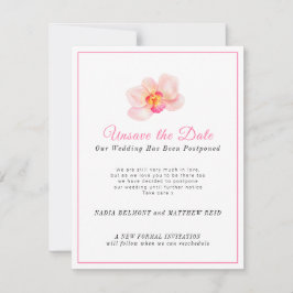 Spara inte datum brölloppsplan ändrad till försena datumet