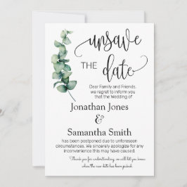 Spara inte datumändringen i bröllop i data, greene inbjudningar