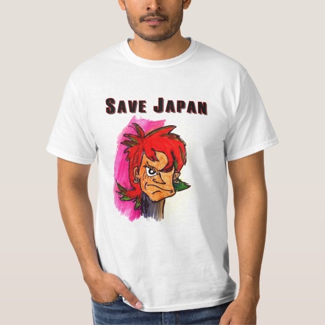 Spara JAPAN T-Shirt Punk Boy (Framsida)