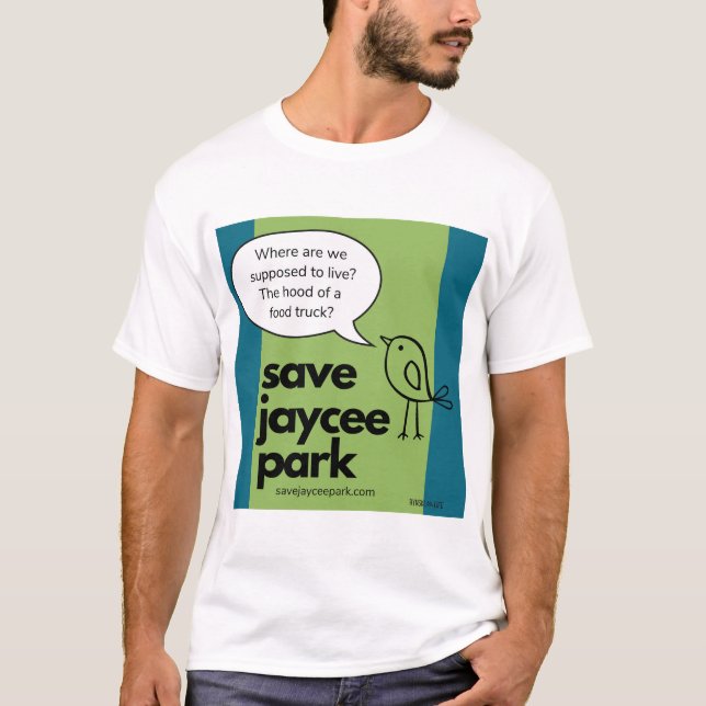 Spara Jaycee Park Huva of a Food Lastbil by Rynski T Shirt (Framsida)