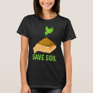 Spara Jord- och markdag samt Träd Spara T Shirt
