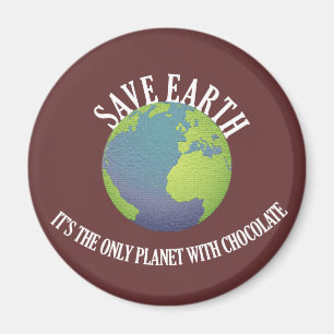 spara jorden är den enda planeten med choklad magnet