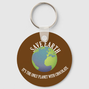 spara jorden är den enda planeten med choklad nyckelring